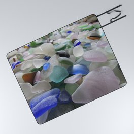 Sea Glass Assortment 6 Picnic Blanket