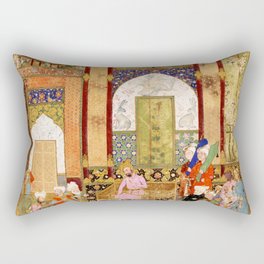 Islam Babur Beg Painting Rectangular Pillow