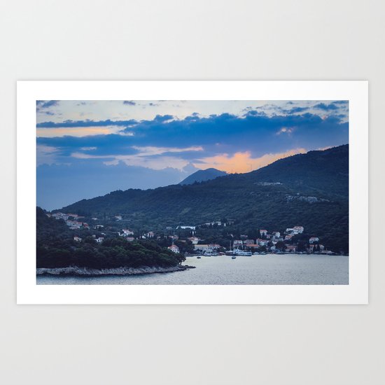 Dubrovnik Sunset II Art Print