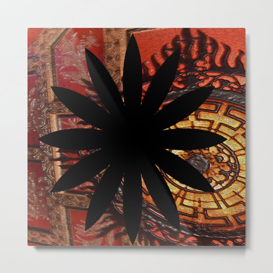 Ceiling Burst Metal Print