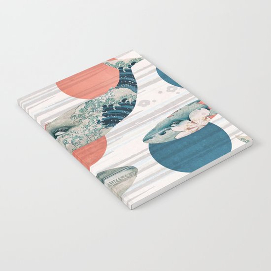 Whales and Polka Dots Notebook