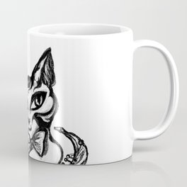 Cat playing saxophone Mug