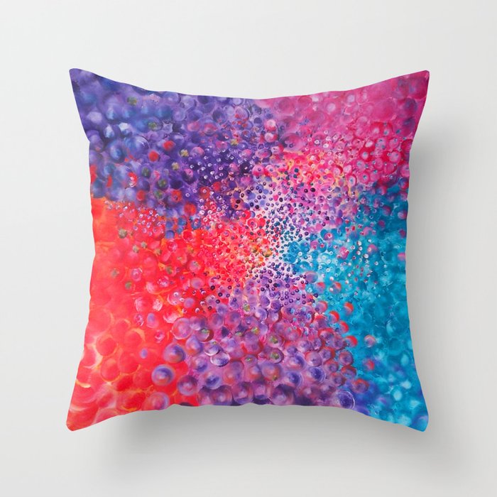 A Field of Energy Throw Pillow