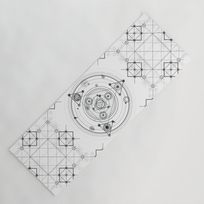 Sacred geometry yoga mat hot sale