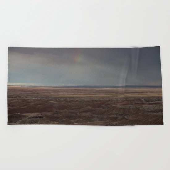 Desert Rainbow Beach Towel