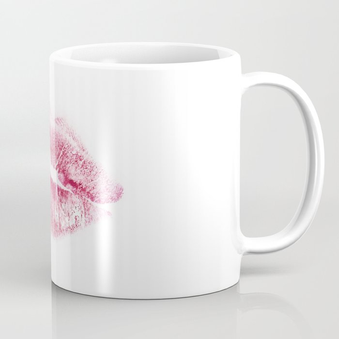 KISS LIPS IN RED. Coffee Mug