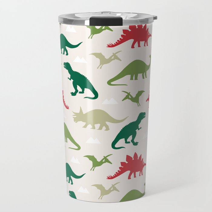 Dinosaur Holiday Travel Mug