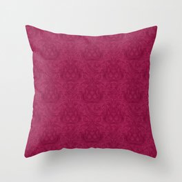 Pineapple Deco // Raspberry Swirl Throw Pillow