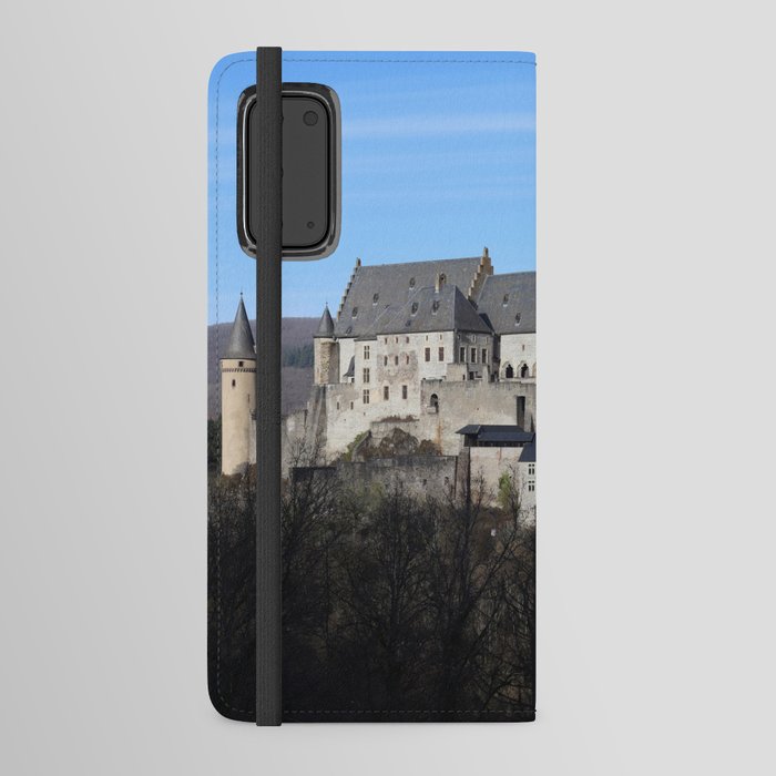 Vianden Castle Winter View, Luxembourg Android Wallet Case