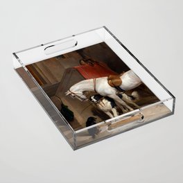 Favourites, the Property of H.R.H. Prince George of Cambridge by Edwin Landseer Acrylic Tray