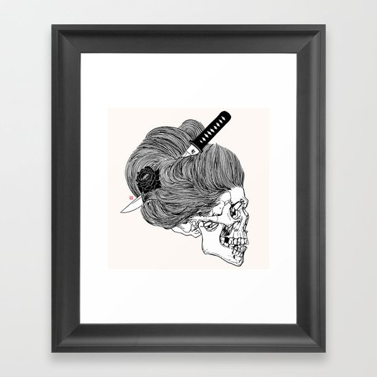 A Lady From Japan Framed Art Print