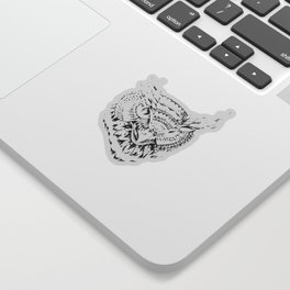 Native Inspired Owl Sticker