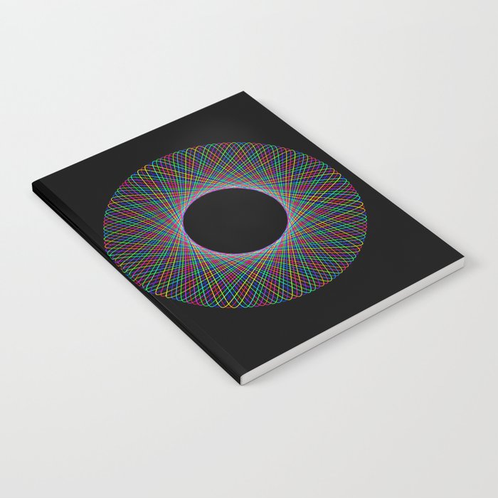 Colorful Spiral Circle Notebook