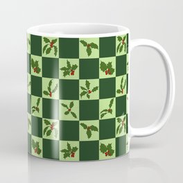 Checkerboard Christmas Mug