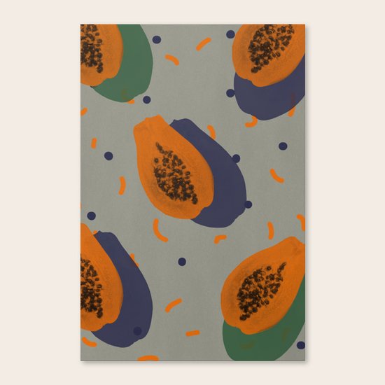 Papaya Canvas Print