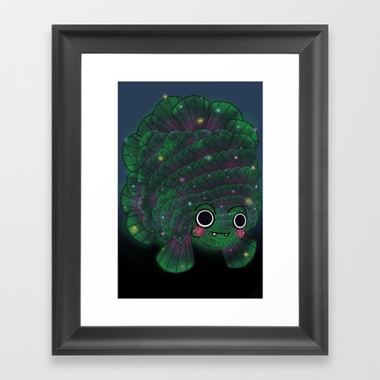 Glowfish Framed Art Print