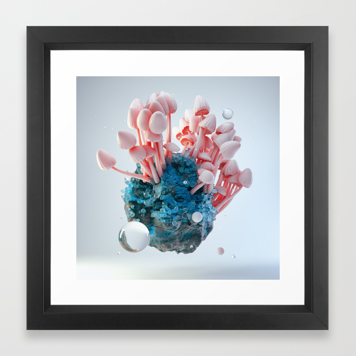Mushroom Rock Framed Art Print By Filiphodas Society6