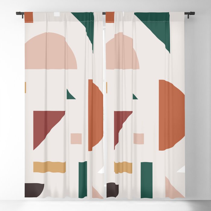 Abstract Geometric 30 Blackout Curtain
