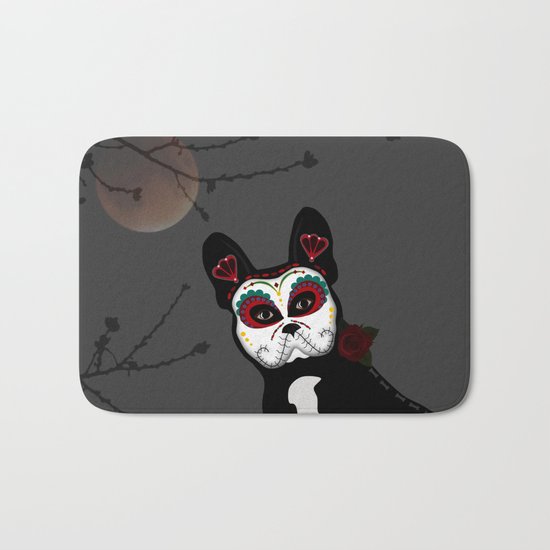 Frenchie Sugar Bath Mat