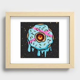Black Hole Doughnut! Recessed Framed Print