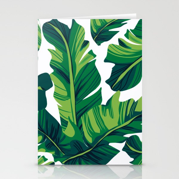 Green Palm Stationery Cards