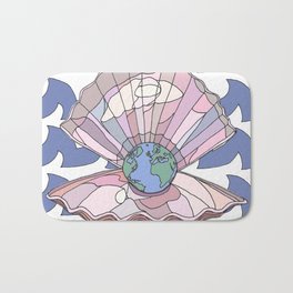 The World is Your Oyster Bath Mat