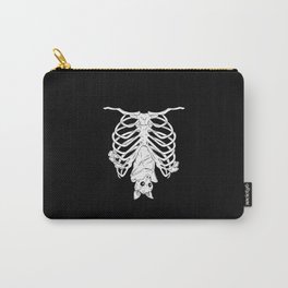 Cute Bat in Ribcage Carry-All Pouch
