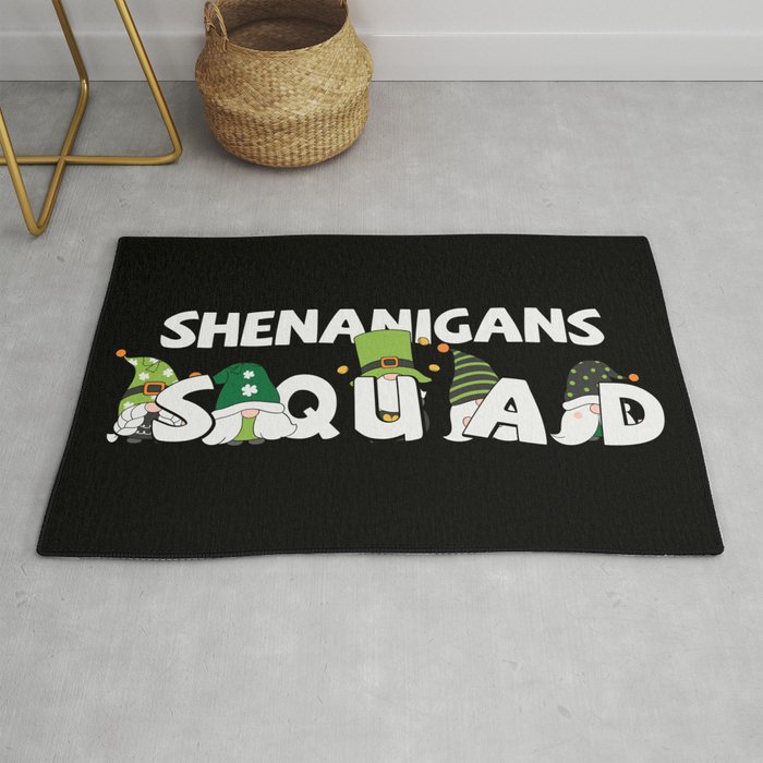 Shenanigans Squad St Patrick's Day Rug