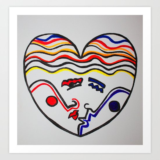 I Love You Art Print