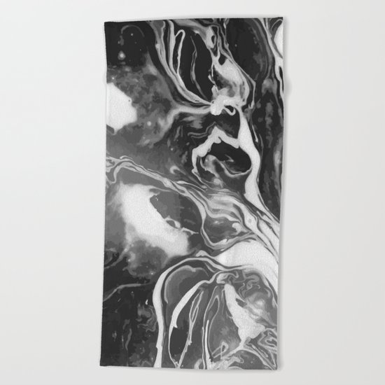 Melt - Asphalt Beach Towel