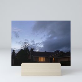 Home after the storm Mini Art Print