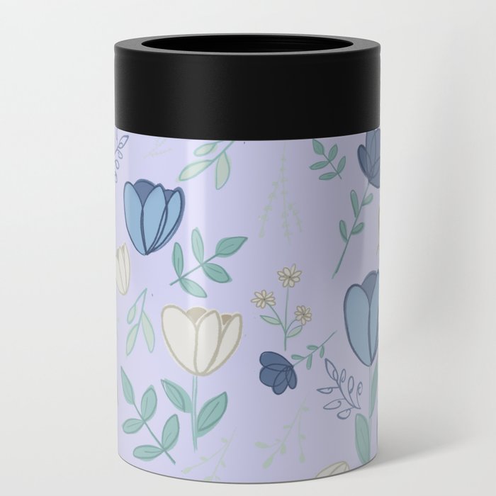 Tulip Pattern Can Cooler