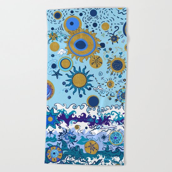 Sun & Sea Beach Towel