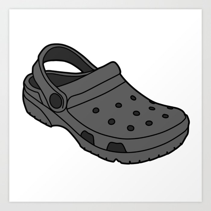 Cartoon Crocs Red Art Board Print For Sale By MonicaChristine Redbubble