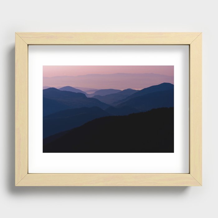 Layers Recessed Framed Print