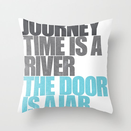 The Door is Ajar Throw Pillow