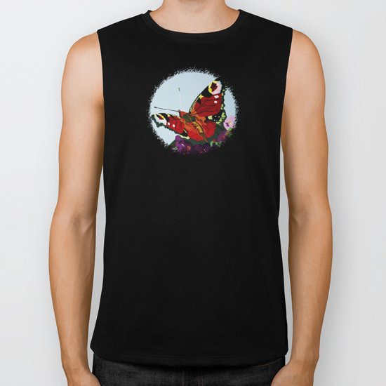 Butterfly Biker Tank