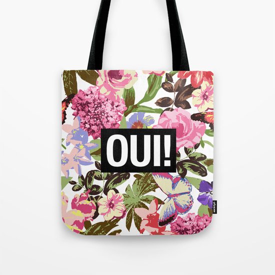OUI Tote Bag