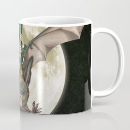 Duende sobre murciélago Coffee Mug