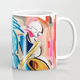 Jazz concert musicians composition drawing artwork Coffee Mug