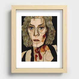 Laurie Strode (AI generated) Recessed Framed Print