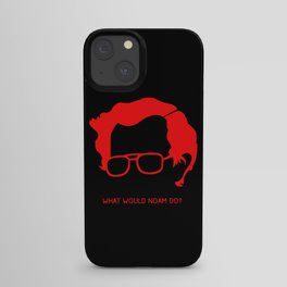Noam Chomsky The God of Anarchist iPhone Case