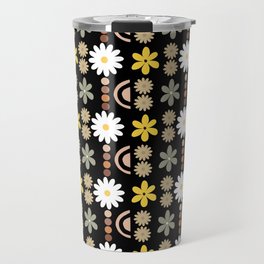 Floral Print Boho Style Pattern  Travel Mug