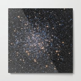 Glittery Starburst Metal Print | Star, Outerspace, Sparkles, Sparkly, Blue, Fantasy, Starfield, Pagan, Magical, Magic 