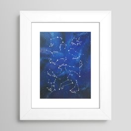 Constellation Galaxy Framed Art Print