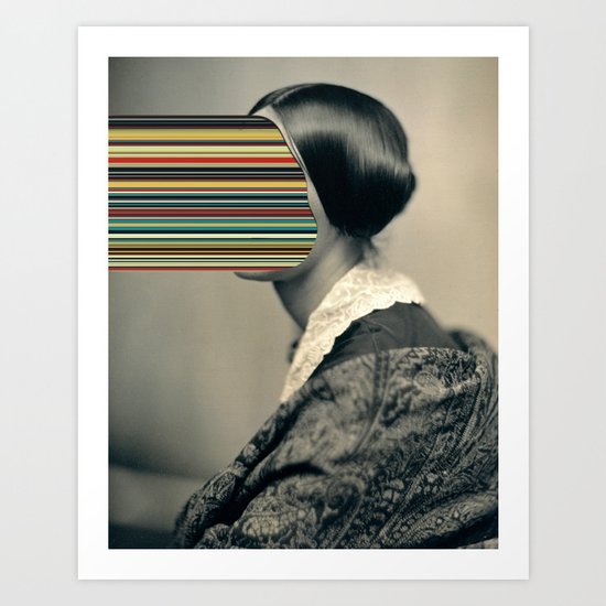 Unidentified Woman / Hypercolours (2013) Art Print