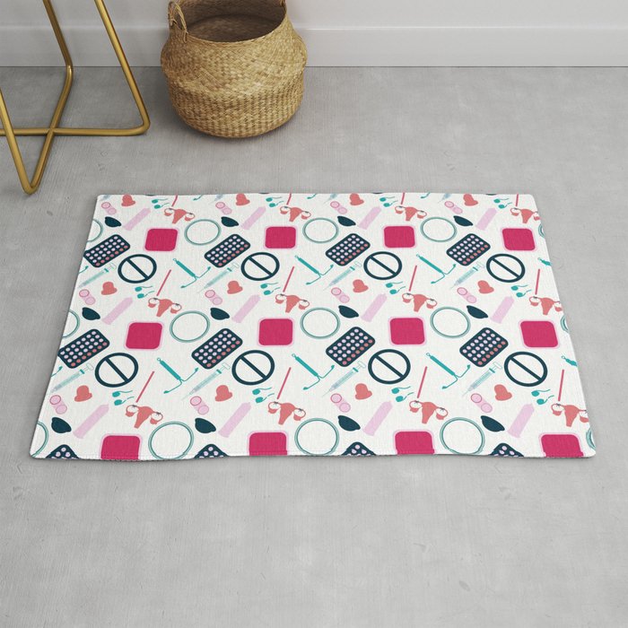 Contraception Pattern Rug