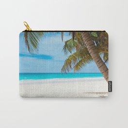 Turquoise Tropical Beach Carry-All Pouch