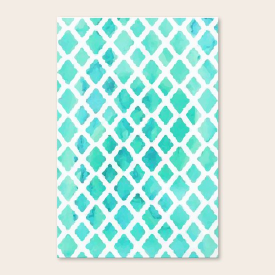 Blue pattern Canvas Print