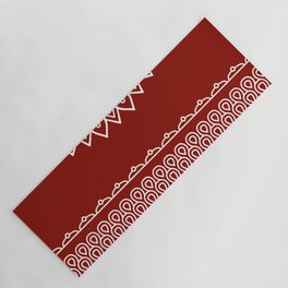 Bohemian Red Yoga Mat